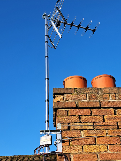 Four-room-freeview-aerial-installation-Wigan